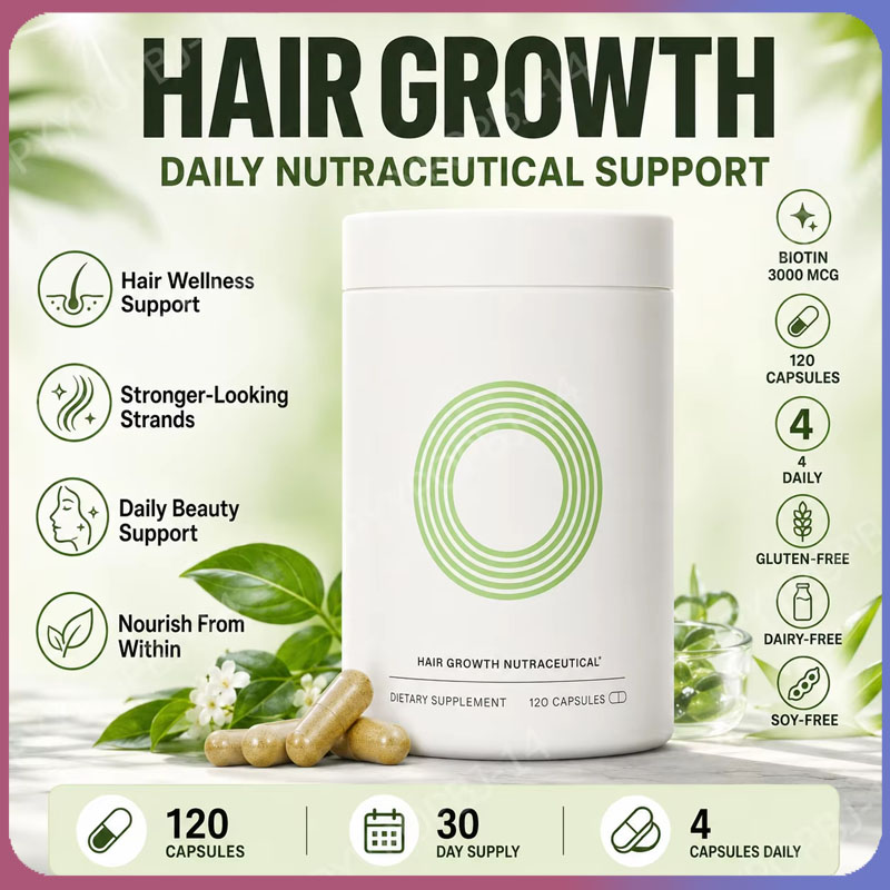 Hair Care Capsule - Cápsulas de Nutrição Capilar Herbal: Suplemento