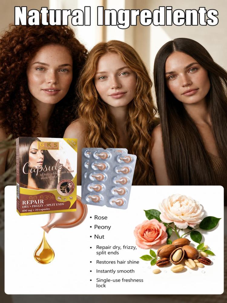 Hair Care Capsule - Cápsulas para Cuidado Capilar Reduzem a