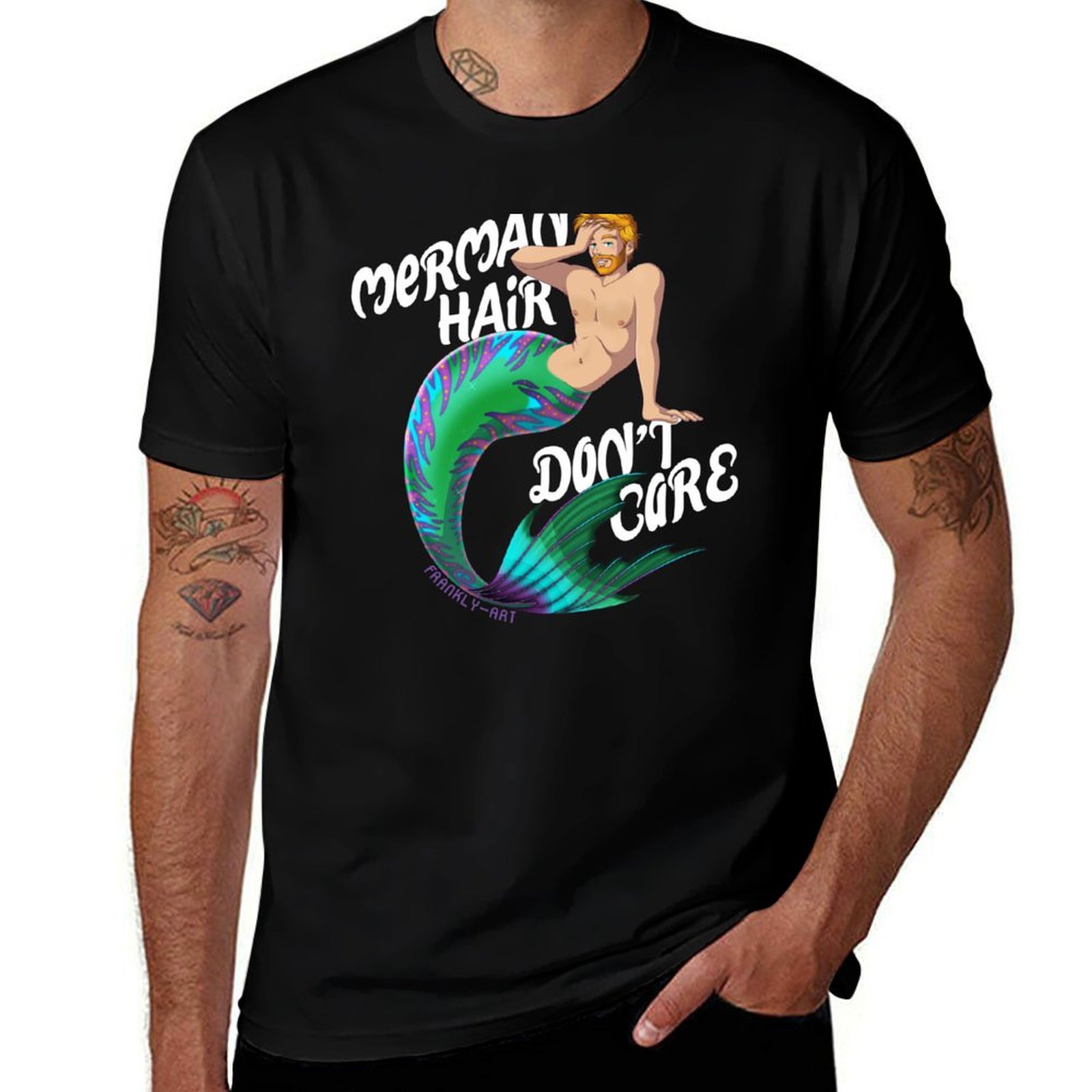 Hair Care Luxury Brands - Camiseta Merman Hair Don't Care, camisetas