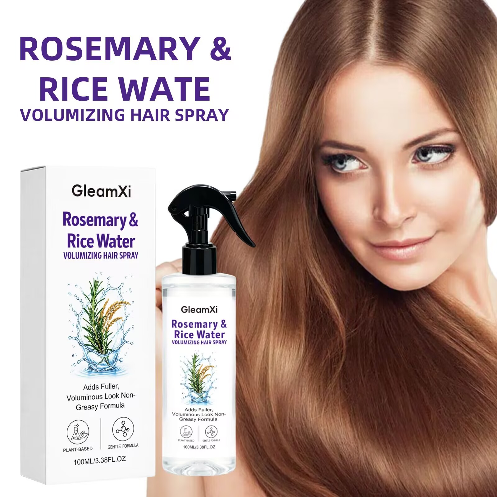 Hair Care With Rice Water - Spray Capilar de Água de Arroz