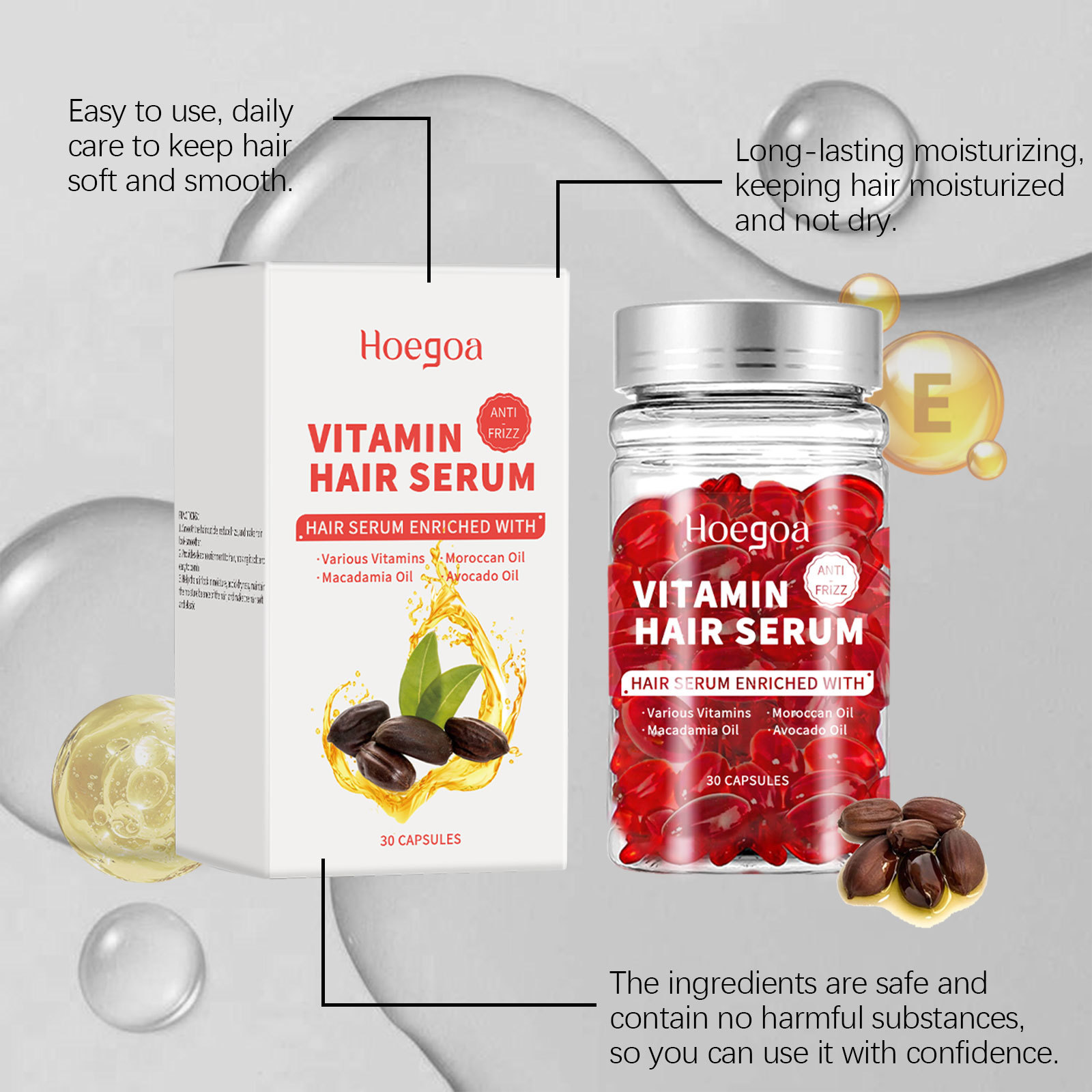 Hair Care Hair Serum - Cápsulas de soro para cuidados com