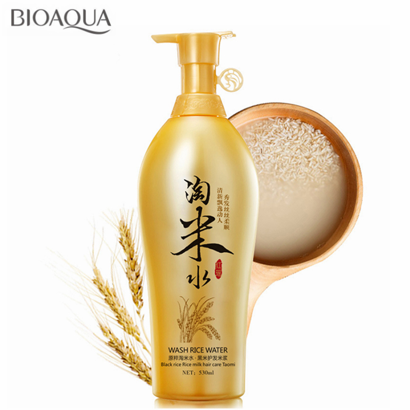 Bioaqua-shampoo com água de ar - Hair Care With Rice Water avaliação e preço