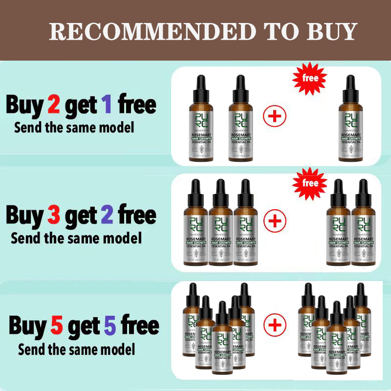 Óleo de Alecrim PURC para Cres - Hair Care Essence Oil avaliação e preço