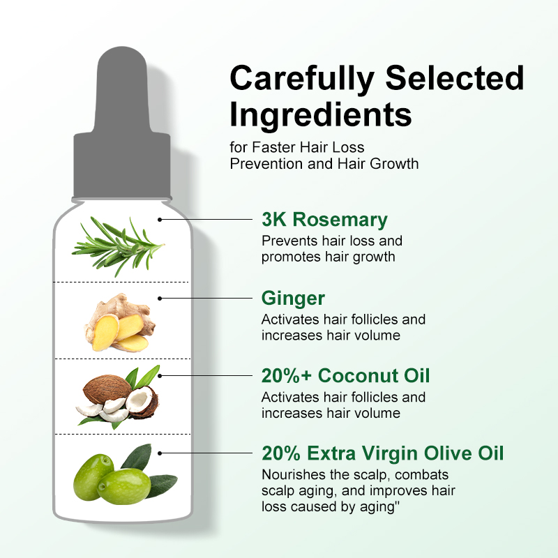 Óleo de Alecrim PURC para Cres - Hair Care Essence Oil avaliação e preço