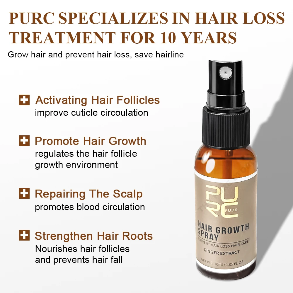 PURC-Ginger Hair Care Products - Hair Care Hair Serum avaliação e preço