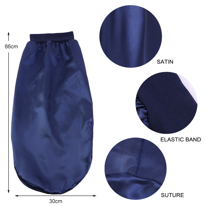 Novo longo cetim gorro de dorm - Hair Care Natur avaliação e preço