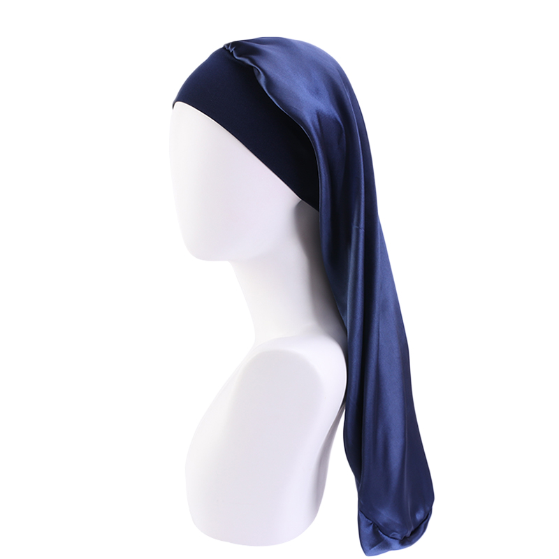 Novo longo cetim gorro de dorm - Hair Care Natur avaliação e preço