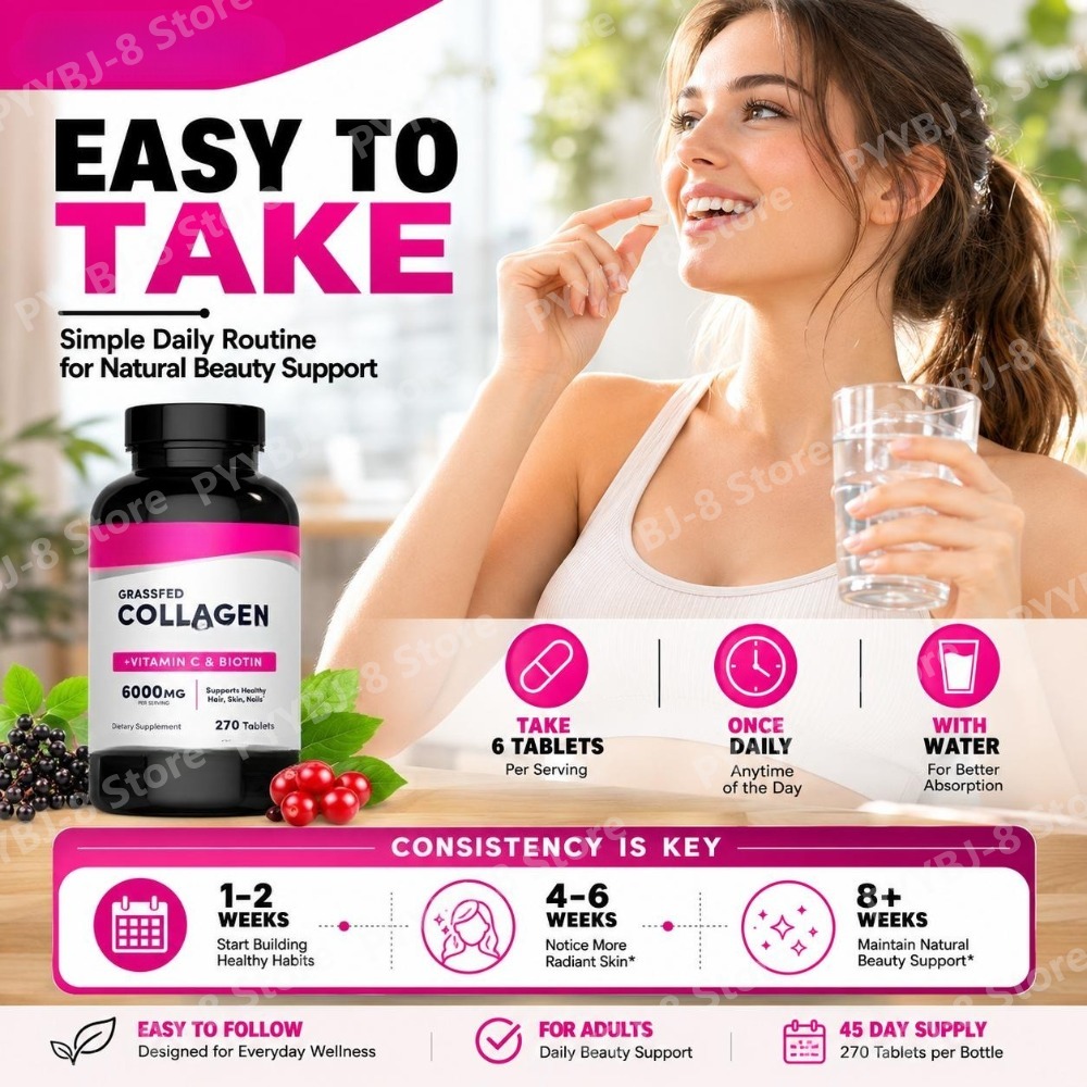 Comprimidos de Colágeno 6000mg - Hair Care Capsule avaliação e preço