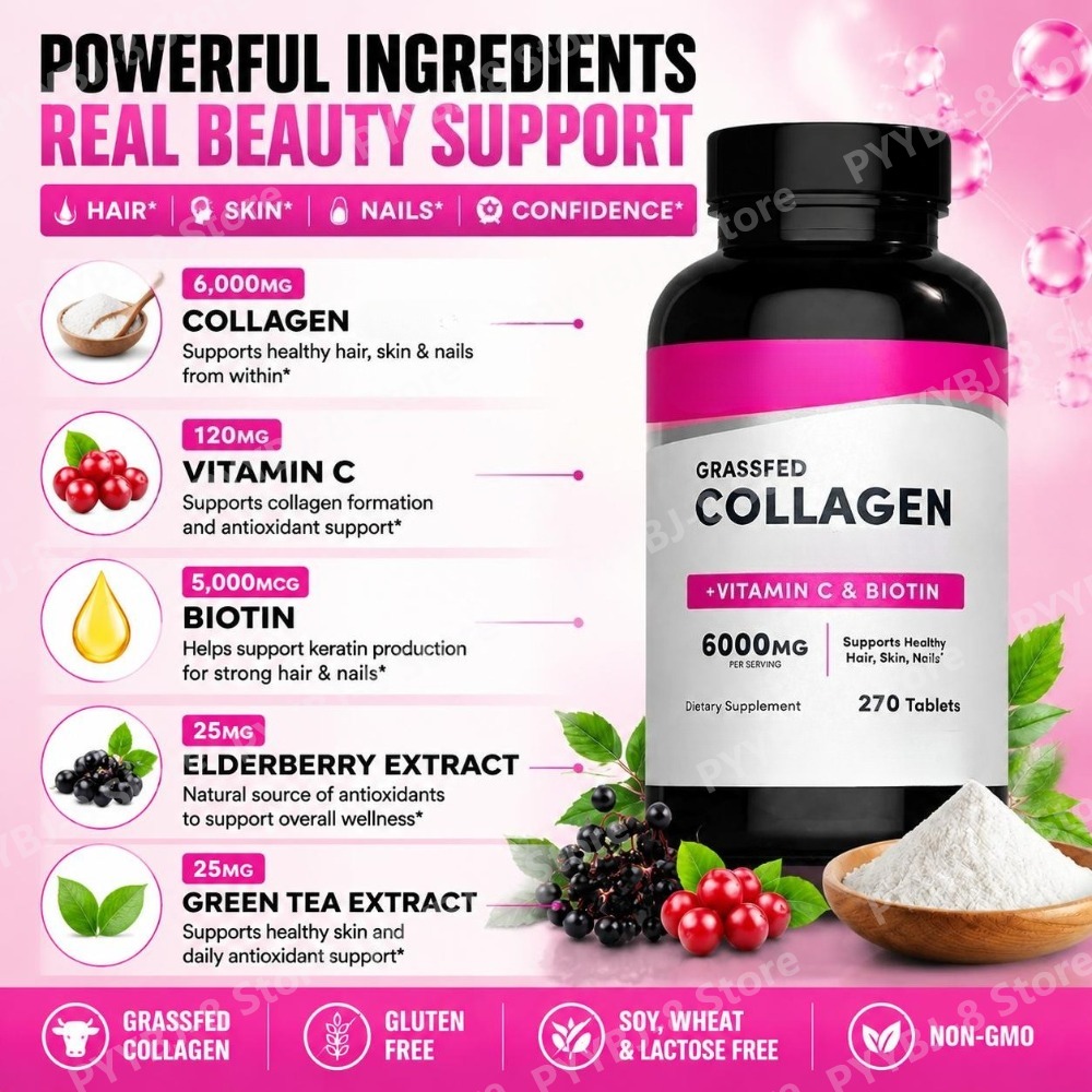 Comprimidos de Colágeno 6000mg - Hair Care Capsule avaliação e preço