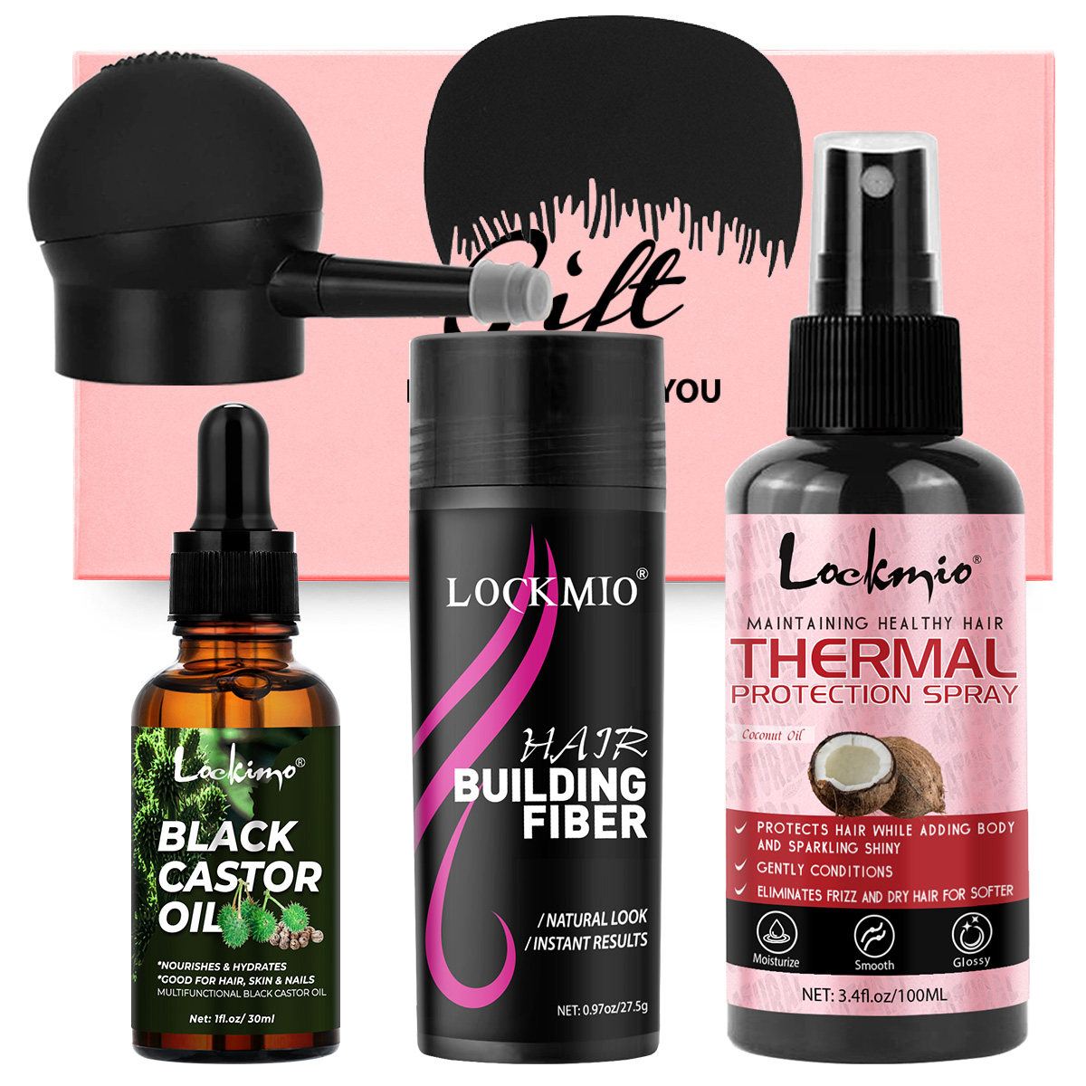 Conjunto de Cuidados e Crescim - Hair Care Heat Protectant avaliação e preço